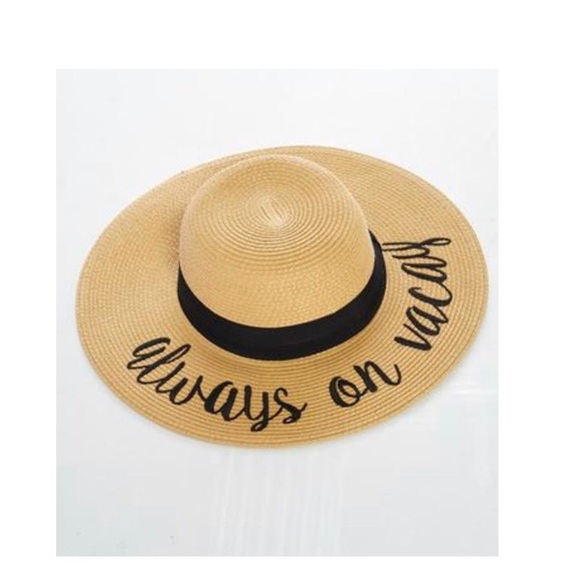 Always on vacay straw hat - Picture 2 of 3